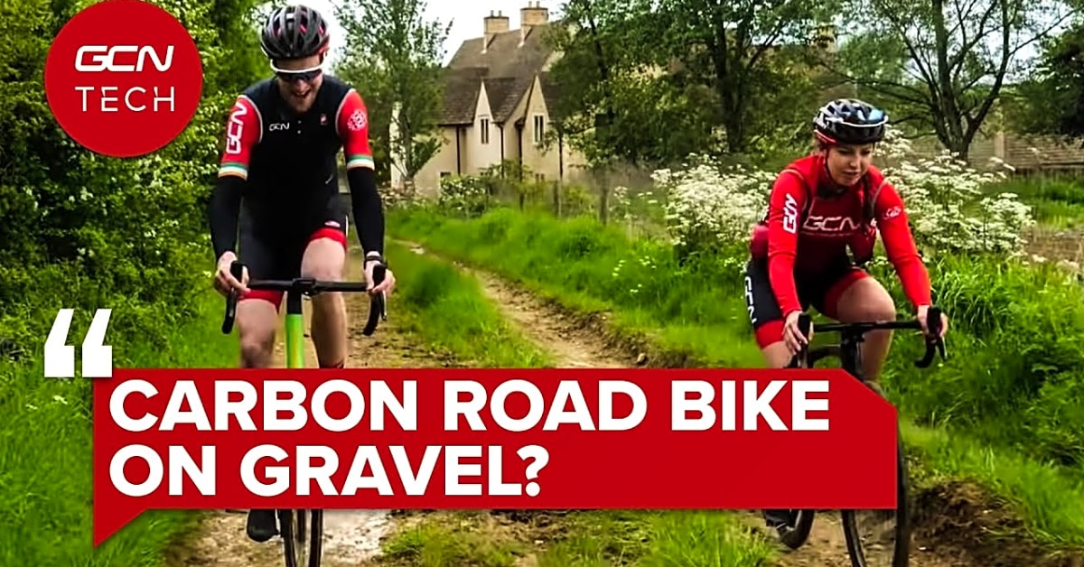 ¿Se puede montar una bicicleta de carretera de carbono como gravel?